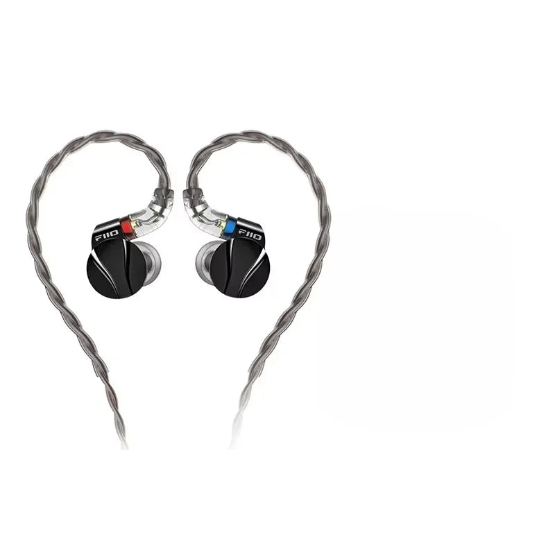 FiiO FD15 Hi-Res Dynamic Driver In-Ear Earphones, 13.8mm DLC Wired HiFi Earbuds with Magnalium Driver, MMCX Detachable Cable, Audiophile In-Ear Monitors