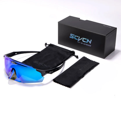 Scvcn Men's Cycling Glasses Outdoor Sport Runing Sunglasses Women MTB Bike Bicycle Goggles Road Riding Fishing Hiking Eyewear