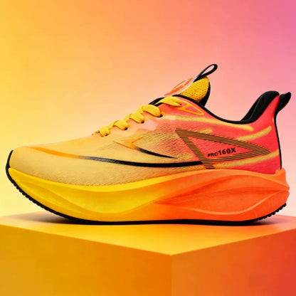 Running Shoes Carbon Board Marathon Men Sports Air Cushion Breathable Lightweight Women's Comfortable Athletic Outdoor Sneakers