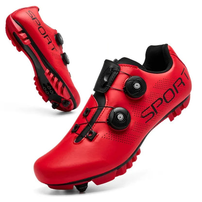 2025 Cycling Sneakers MTB with Cleats Men Carbon Sports Speed Bike Shoes Women Mountain Racing Flat SPD Road Cycling Footwear