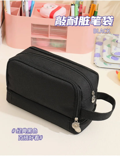 Game Anime Fortnites Student Pencil Case Cute Boy Girl Pencil Bag High-capacity Pencilcase Nylon Pen Case School Kids Stationery