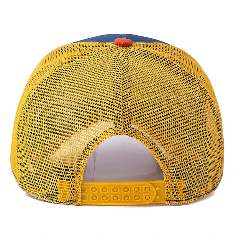 Hot Sale Unisex Baseball Cap Classic STATION Letter Pattern Mesh Cap Men And Women Breathable Streetwear Summer Trucker Hat