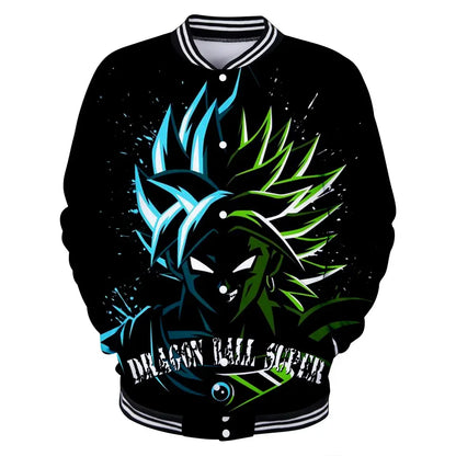 Uniforme de béisbol de estilo urbano de Dragon Ball para hombre, mujer y niños; disfraces de Son Goku para adultos; chaquetas; abrigos de primavera y otoño; cárdigans; sudaderas; regalo
