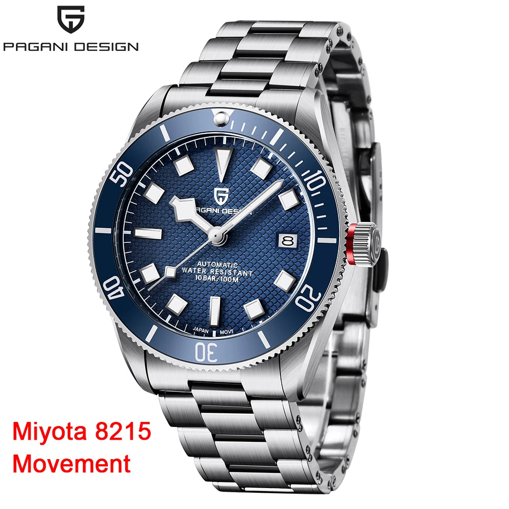 PAGANI DESIGN BB58 Men's Watches Mechanical Watch For Men Luxury Automatic Watch Men NH35 Movt Waterproof Reloj Hombre PD-1671