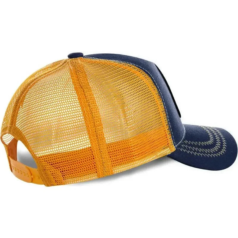 Dragon Ball Son Goku -lippalakki, baseball-lippalakki, kesälippalakki, miesten brodeerattu hip-hop-aurinkolippalakki, säädettävä trucker-lippalakki, verkkokangaslippalakki