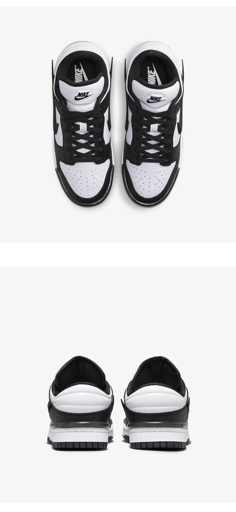 Nike official authentic women's breathable lace up thick soled minimalist casual shoes DZ2794-001