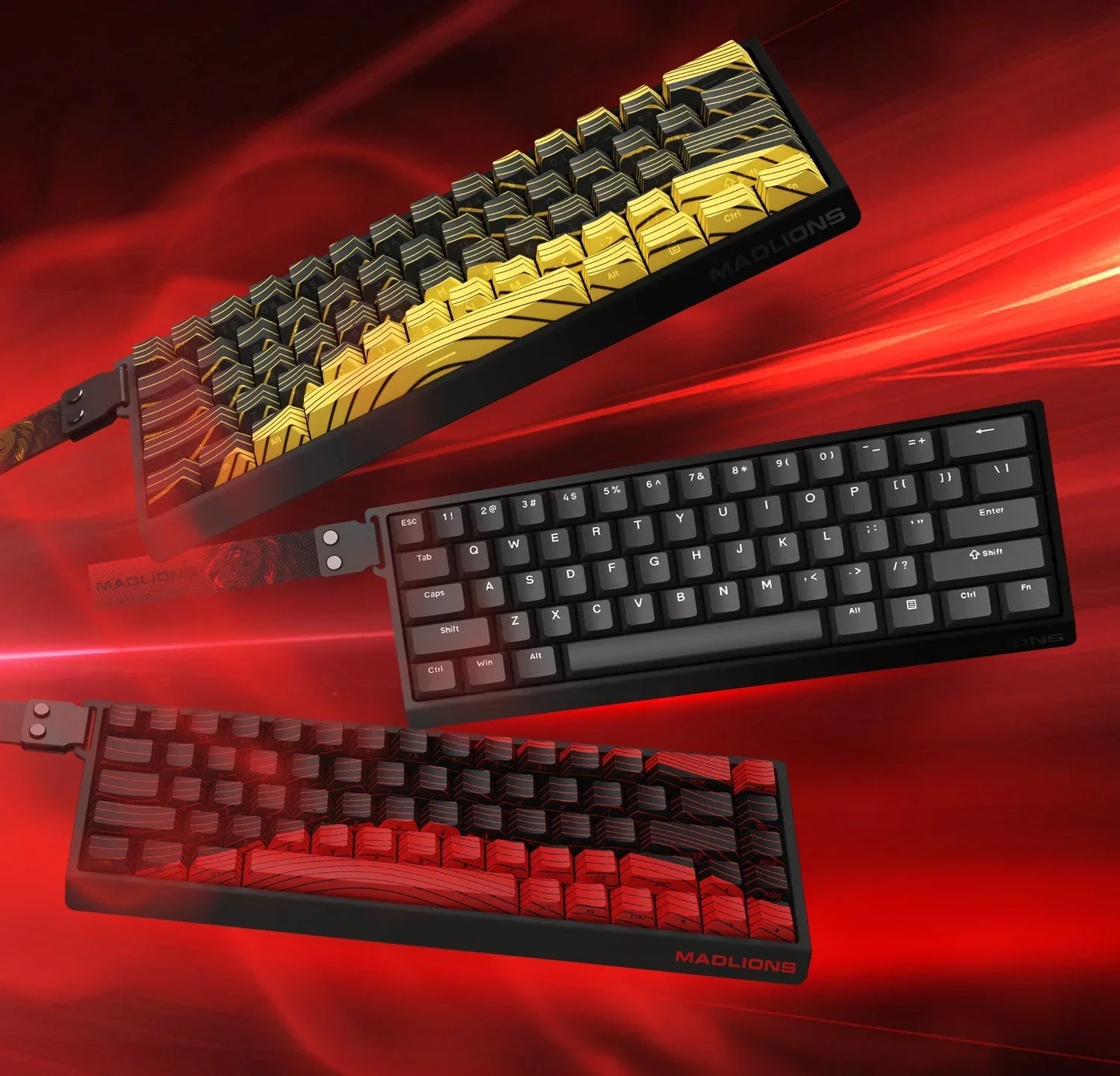 FGG Madlions Mad60 Mad68 He Mechanical Keyboard Magnetic Switch 8k Wired RGB Hot Swap Custom Keyboard Esport Game Gift Accessory