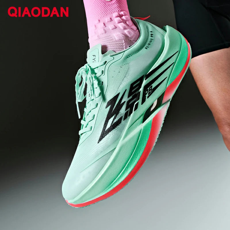 QIAODAN Feiying PB6.0 Men Running Shoes Professional Marathon Full Palm Suspended Carbon Board Racing Race Sneakers QDB023261299