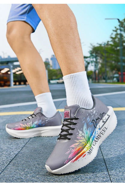 2026 New Eagle Pattern Running Shoes Carbon Plate Marathon Sports Shoes Ultra-Light Breathable Cushioning Training Running Shoes