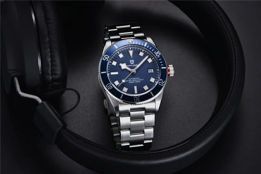 PAGANI DESIGN BB58 Men's Watches Mechanical Watch For Men Luxury Automatic Watch Men NH35 Movt Waterproof Reloj Hombre PD-1671