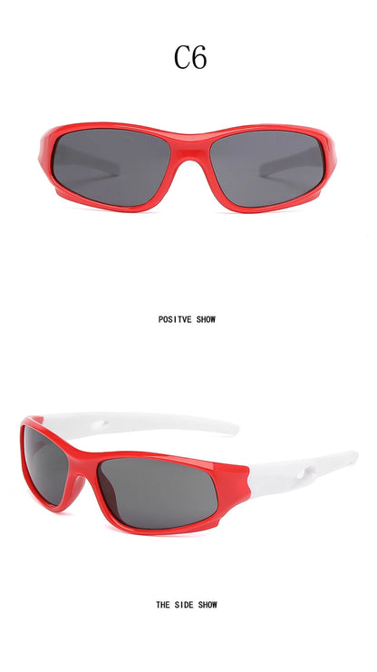 New Kids Sports Sun Glasses Cycling Sunglasses TR90 Outdoor Goggle UV Protection Eyewear Balance Car Driveing Children Glasses