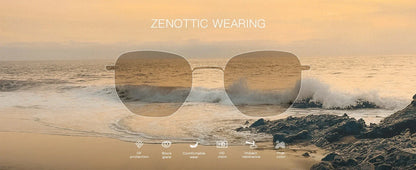 ZENOTTIC Fashion Hexagon Polarized Retro Sunglasses for Men Women-Vintage Metal Frame Design UV Protection Trendy Fashion Shades