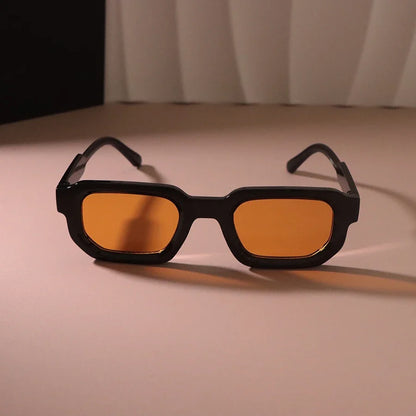 Vintage Women Fashion Square Sunglasses Retro Black Sun Glasses Female Male Eyewear Oculos