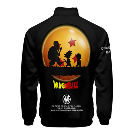 Anime Goku Dragon Ball Jacket Men Women Harajuku Hip Hop Japanese Zip Up Hoodies Goku Clothes Stand Collar Sweatshirt