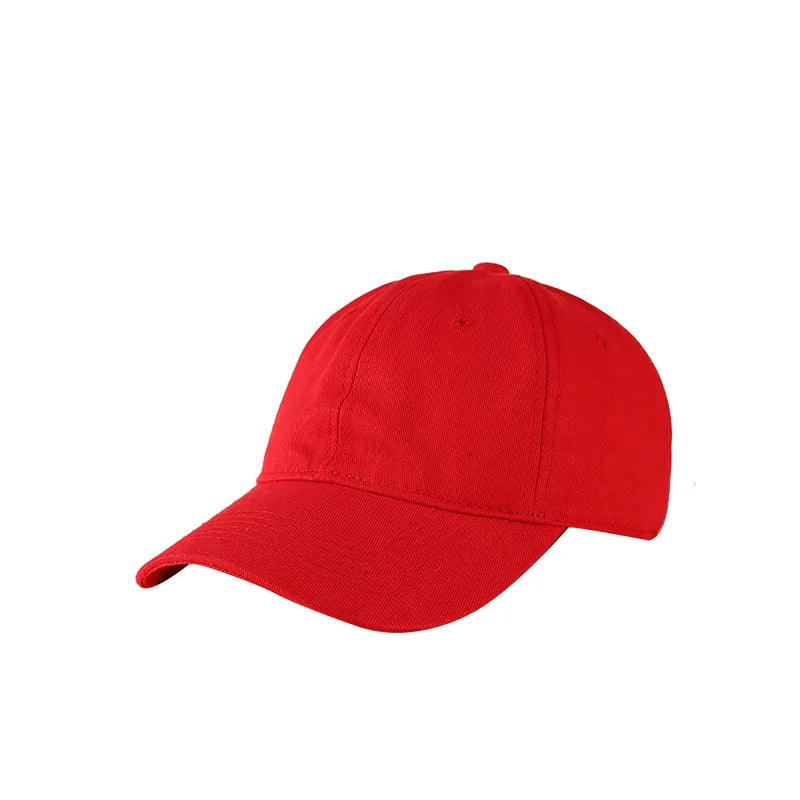 Custom Logo Cotton Soft Top Baseball Cap For Women Men Classics Simple Adjustable Dad Hat Outdoor Sport Dad Hats Wholsale