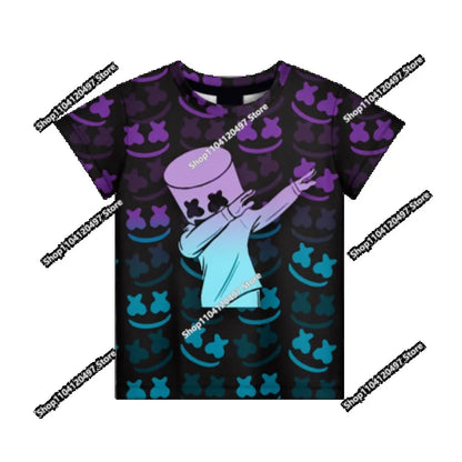 Tricou Fortnite pentru băieți, tricou de vară cu tematică anime și jocuri, tricou universal, tricou drăguț, tricou basic Battle Gamer, cu mânecă scurtă, pentru bărbați