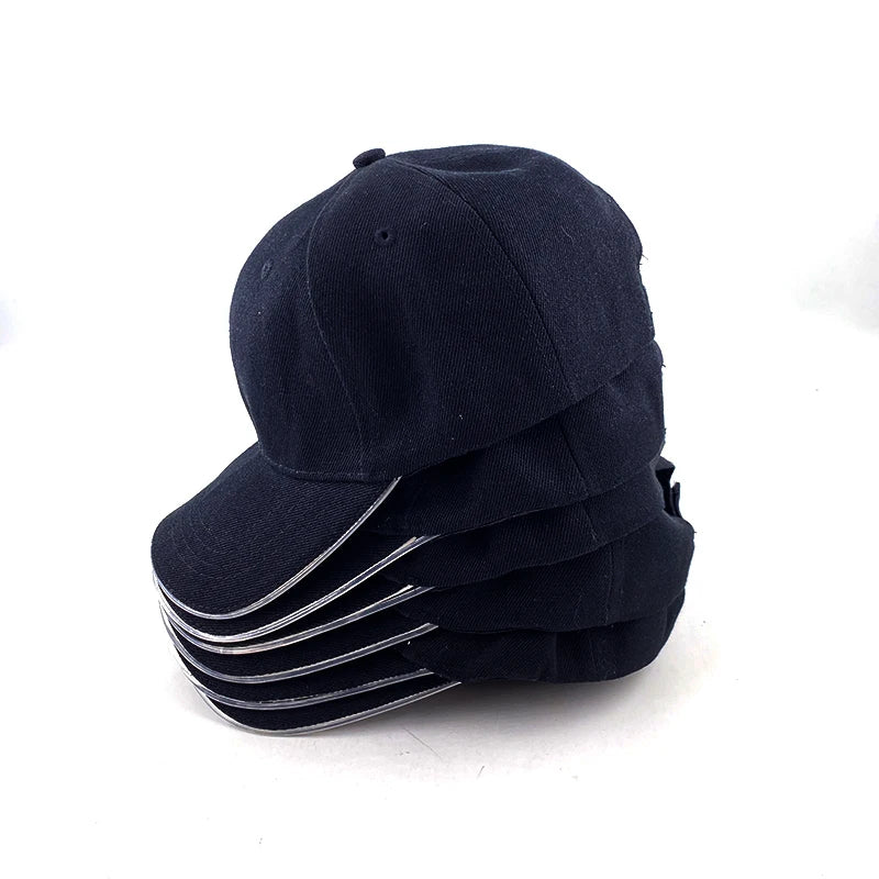 Adult Hat Led Optical Fibre Cap Hip Hot Hat NightClub Concert Masquerade Outdoor Fun Event Supplies Rap Summer Hat