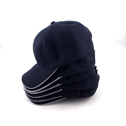 Adult Hat Led Optical Fibre Cap Hip Hot Hat NightClub Concert Masquerade Outdoor Fun Event Supplies Rap Summer Hat