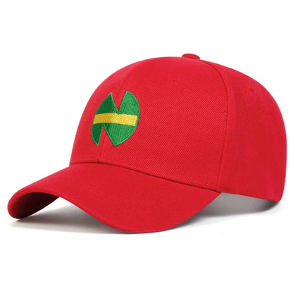 Anime Captain Tsubasa Hat Wakabayashi Genzo Red Baseball Hat Adjustable Casual Sunshade Hat Embroidered Duck Tongue Hat