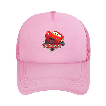 Cars Mcqueens Mesh Baseball Cap Unisex Hip-Hop Trucker Hat  Adjustable Snapback Caps Dad Hat Summer Trucker Hats