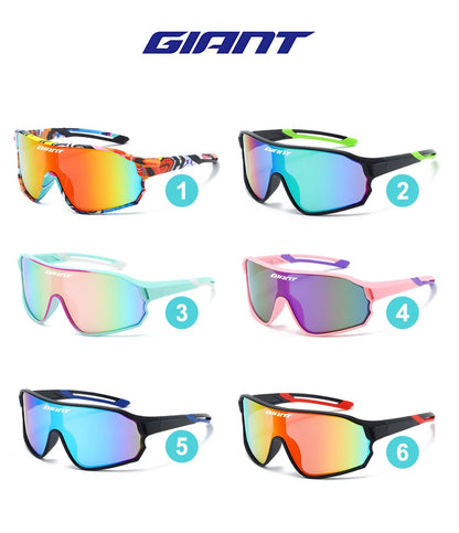 GIANT Cycling Glasses men and women UV400 Anti Fog HD REVO Lenses CE/ANSI Certified Cateye Design MTB/Road Bike