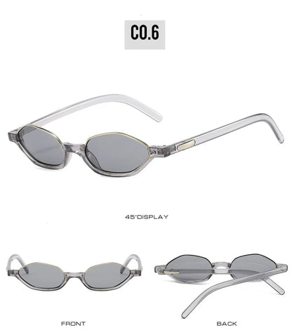 Half Frame Designer Small Sunglasses Women Cat Eye New Fashion Sun Shades UV400 Sun Glasses Brand