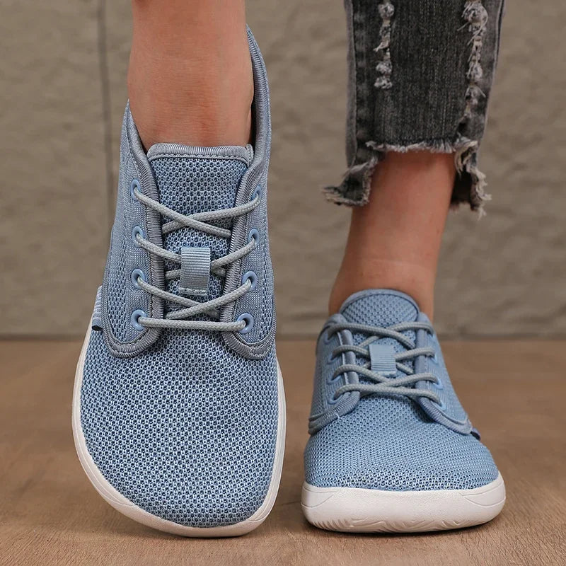 Women's Walking Flat Shoes Soft Mesh Suitable for Travel Wide Fit Lightweight Support Fitness and Leisure Sports Shoes for Men