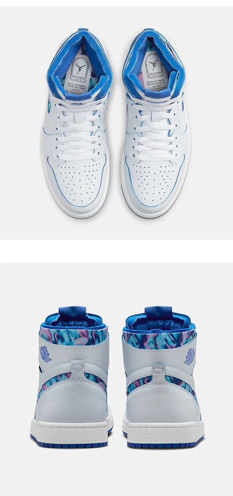 Zapatillas altas Nike auténticas para mujer Air Jordan 1 Zoom DV5575-140
