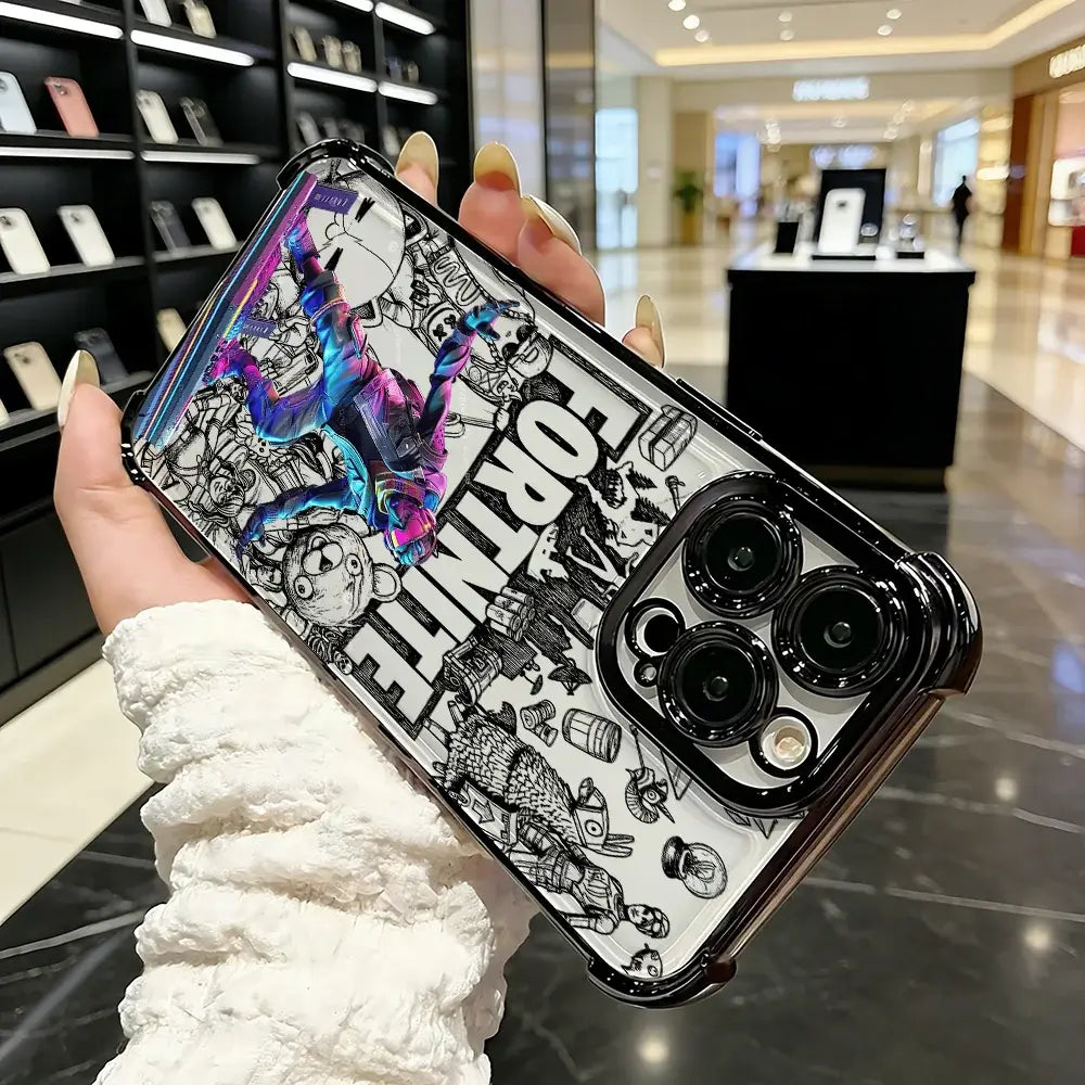 Popular Game FortniteS Plating Phone Case For Samsung A37 A57 A07 A36 A16 A35 A55 A25 A26 A05s A15 A54 A34 A24 A14 A05 A04 4G 5G