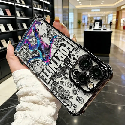 Popular Game FortniteS Plating Phone Case For Samsung A37 A57 A07 A36 A16 A35 A55 A25 A26 A05s A15 A54 A34 A24 A14 A05 A04 4G 5G