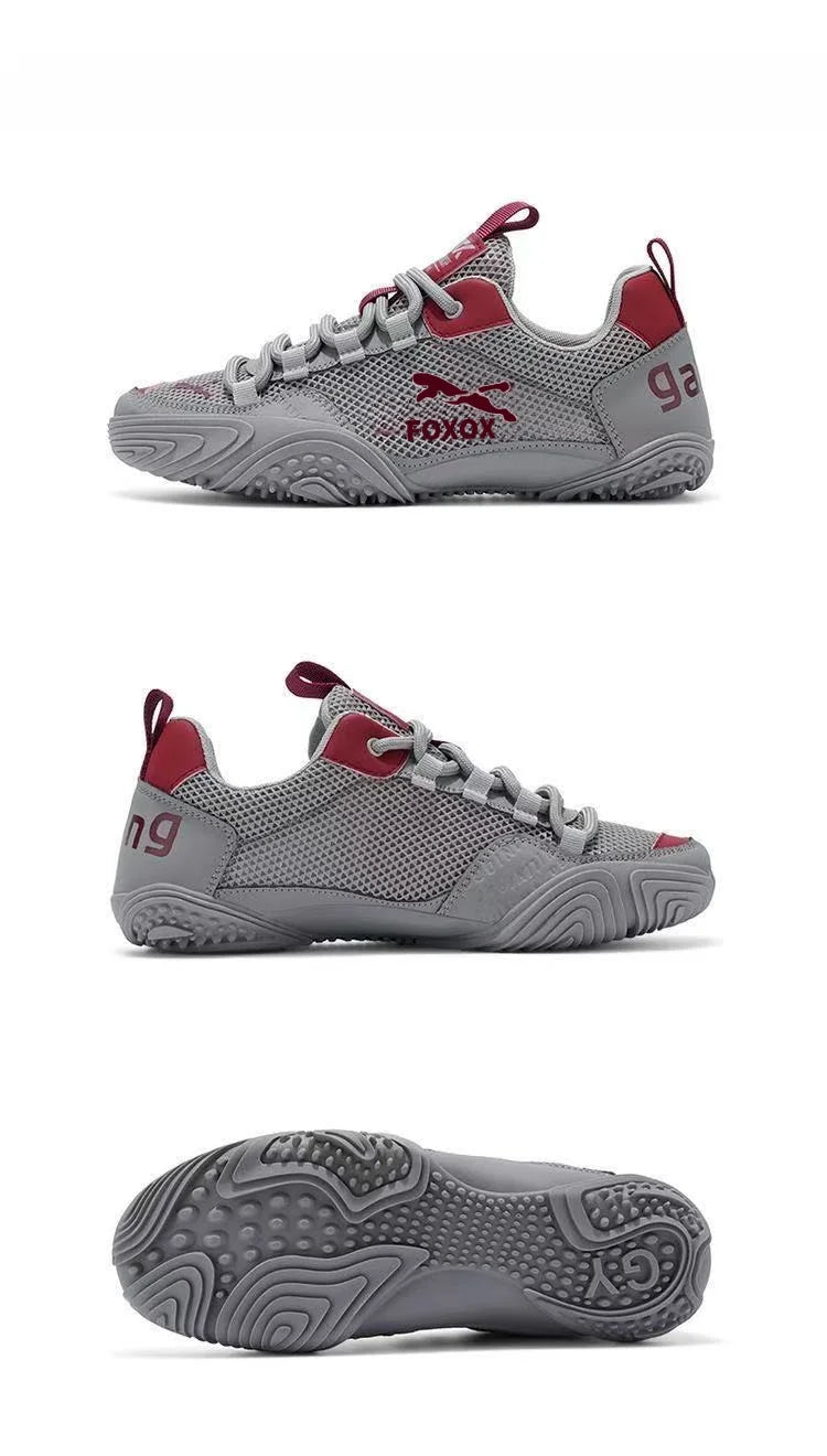 Men's Breathable Running Shoes Lightweight Mesh Upper Comfortable Soft Sole Sporty Casual Sneakers Trendy Summer Footwear