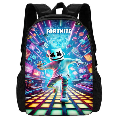 Dětský školní batoh s taškou na oběd, penálem, designem populární hry F-FortniteS – školní taška pro chlapce a dívky, skvělý dárek