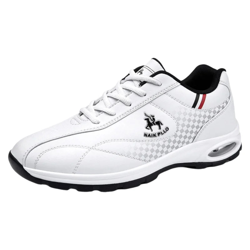 2026 New Men's Running Shoes Sporty Casual Travel Trendy Air-Cushioned White Sneakers Lightweight Shock-Absorbing Youth Footwear
