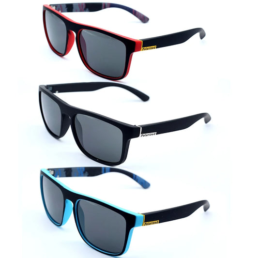 3/1PCS Fantasy Cool Classic Polarized Square Fashion Glasses For Men And Women Outdoor Sports Party Vacation Travel Driving Fish