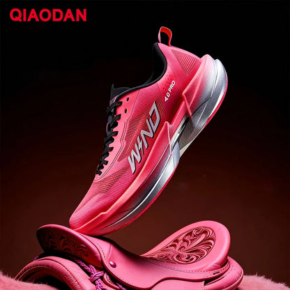 QIAODAN WIND 4PRO Carbon Plate Marathon Shoes for Men, Professional Racing Sneakers 2026, Breathable Running Sports Shoes QDB023262291