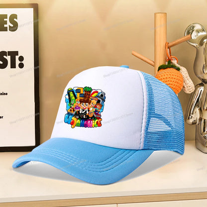 Wojan Teams Mesh Baseball Cap Cute Cartoon Summer Outdoor Sports Sun Hat Fashion Parent-child Activity Breathable Sunbonnet Gift