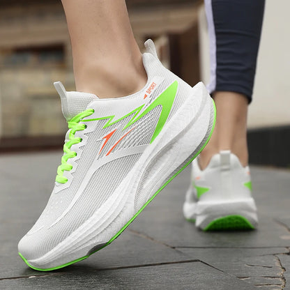 Scarpe sportive da running da uomo per maratona, con cuscino d’aria, traspiranti, leggere e confortevoli, sneakers atletiche outdoor da donna per jogging e tenis