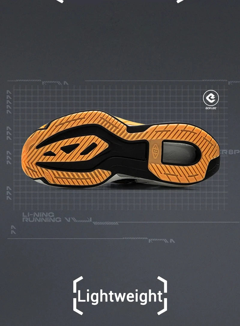 Li-Ning Men's FURIOUS RIDER 8 Stability Running Shoes BOOM Anti-Slip Cushion Li-Ning Stable Support Sports Sneakers ARZV005