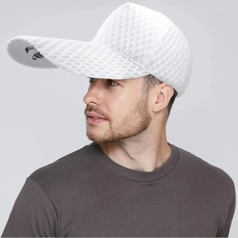 Large Head Man Outdoor Fishing 14cm Long Peak Big Size Sun Hat Oversize Trucker Cap Plus Size Mesh Baseball Caps 55-60cm 60-65cm