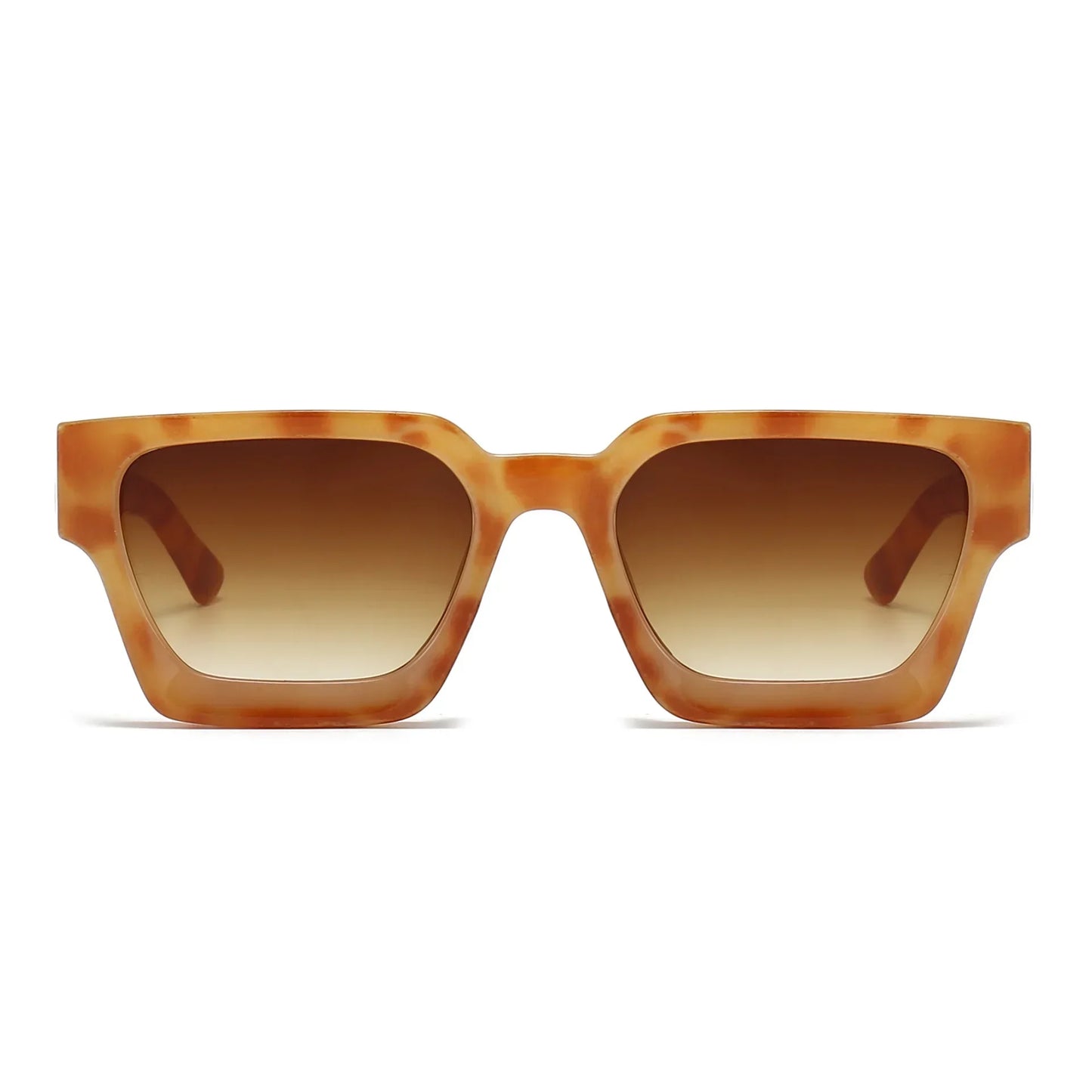 JNPCXI Fashion Square Women Luxury Sunglasses Retro Gradient Blue Designer Men Trending Sun Glasses Shades UV400