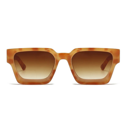 JNPCXI Fashion Square Women Luxury Sunglasses Retro Gradient Blue Designer Men Trending Sun Glasses Shades UV400