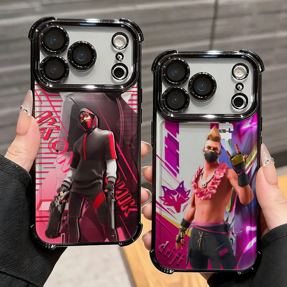 Калъф за телефон Cartoon Games F-Fortnite с покритие за Xiaomi 15T 15 14 13 Poco M7 F7 F4 F5 X7 X6 X5 Pro Ultra 4G 5G, против падане, с въздушна възглавница