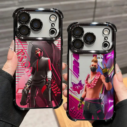 Калъф за телефон Cartoon Games F-Fortnite с покритие за Xiaomi 15T 15 14 13 Poco M7 F7 F4 F5 X7 X6 X5 Pro Ultra 4G 5G, против падане, с въздушна възглавница