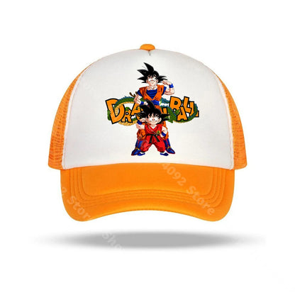 Dragon Ball Baseball Caps Anime Character Printed Sun Hat Kids Adults Summer Breathable Casual Hats Adjustable Peaked Cap Gifts