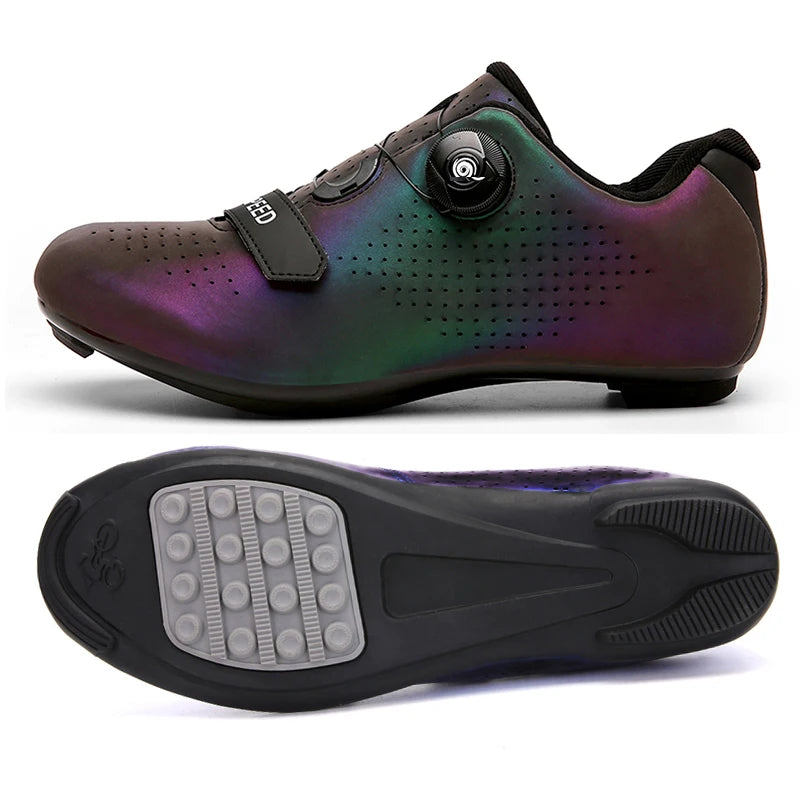 Unisexové MTB topánky Zapatillas Ciclismo MTB – pánske cyklistické bežecké topánky, pánske topánky s hrotmi na horské bicykle, dámske cyklistické topánky