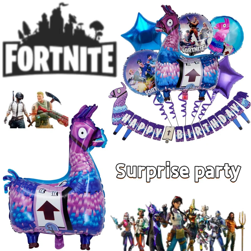 Fortnite,cute，new creative balloons, high-value fashionable and personalized  decorations for living room, bedroom, and parties