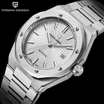 PAGANI DESIGN PD1673 Miyota 8215 Men's Fashion Watch 40MM Sport Automatic Mechanical Stainless Steel 100M Waterproof Watch