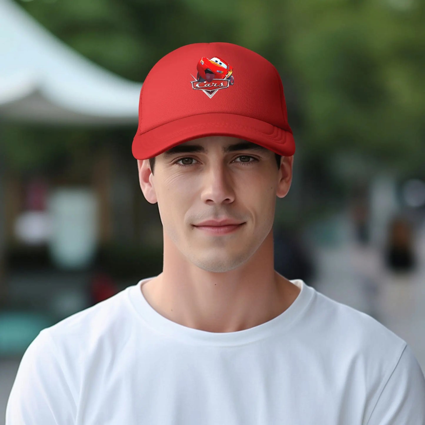 Cars Mcqueens Mesh Baseball Cap Unisex Hip-Hop Trucker Hat  Adjustable Snapback Caps Dad Hat Summer Trucker Hats