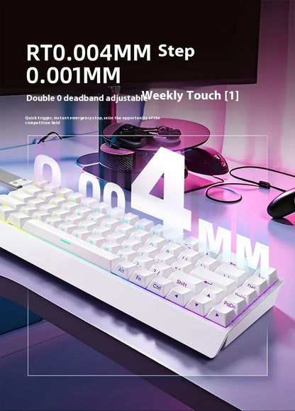IROK Carotmas Mercury68 Magnetic Switch Mechanical Keyboards 8K 68 Keys RT0.004mm Low Delay Custom Wired Gaming Keyboard PC Gifts