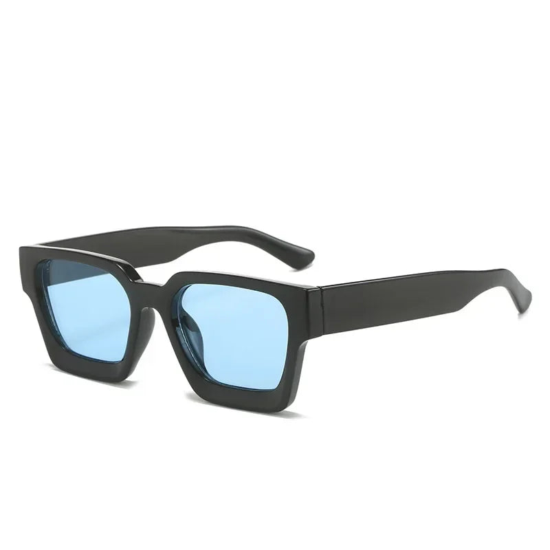 JNPCXI Fashion Square Women Luxury Sunglasses Retro Gradient Blue Designer Men Trending Sun Glasses Shades UV400